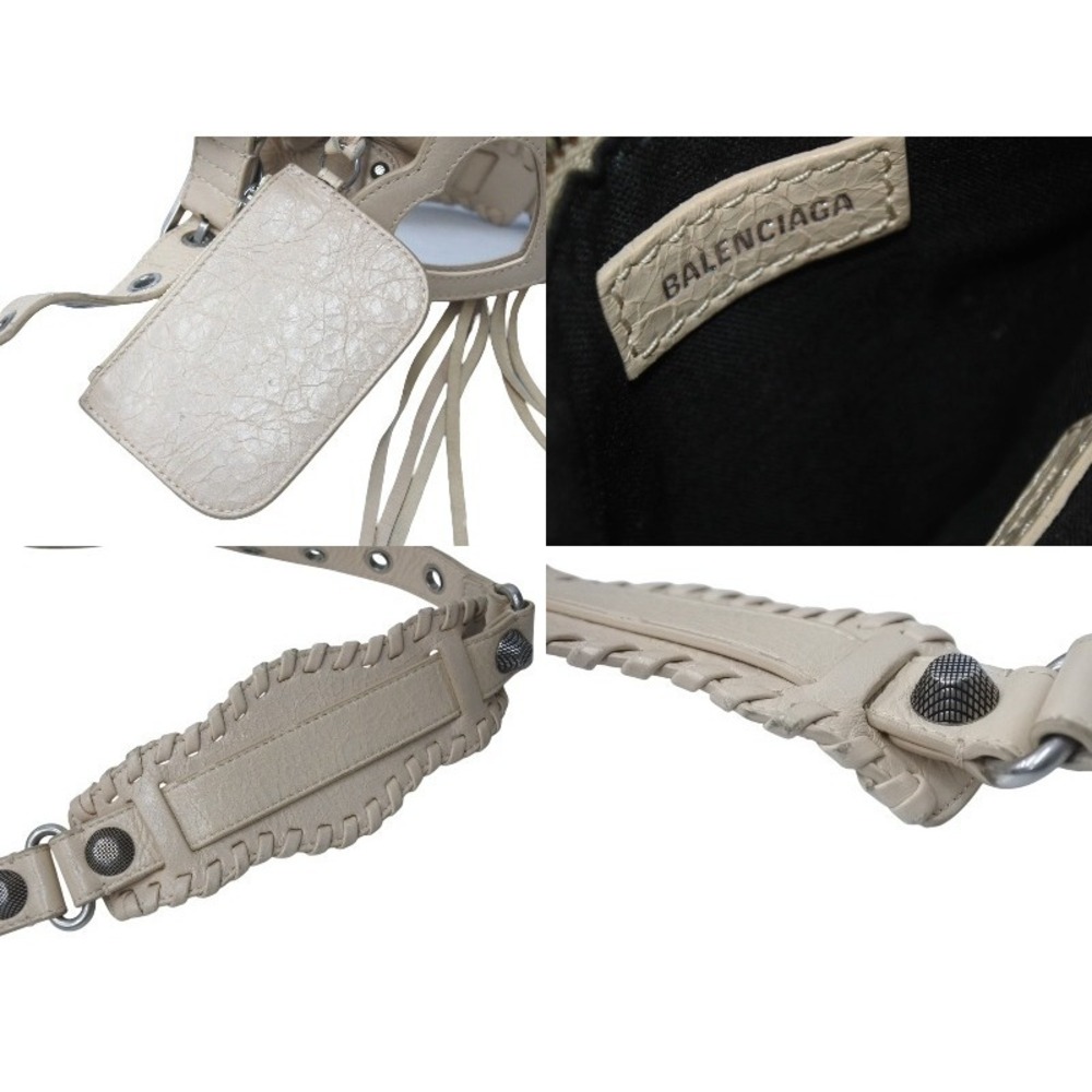 BALENCIAGA NEO CAGOLE XS shoulder bag Beige Tan - Picture 5 of 9